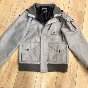 Empyre Gray Bomber heavy snow jacket